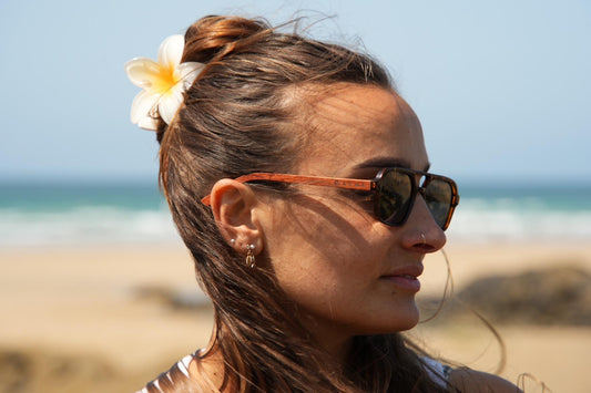 Women looking away wearing sunglasses