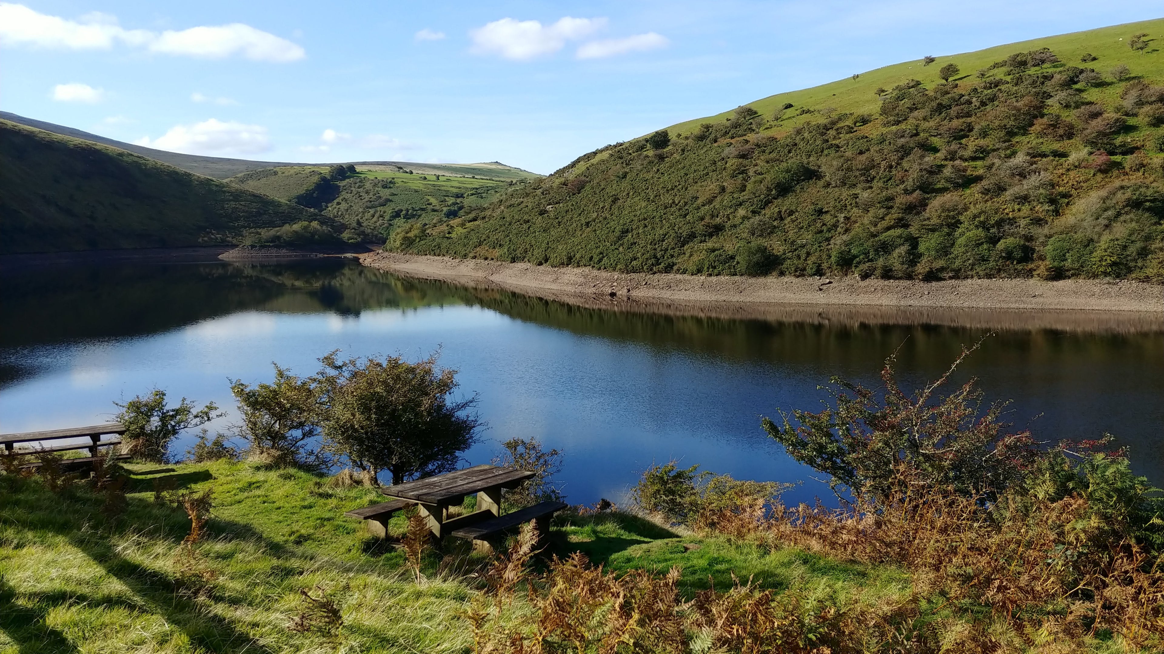 view of meldon reservoir devon
