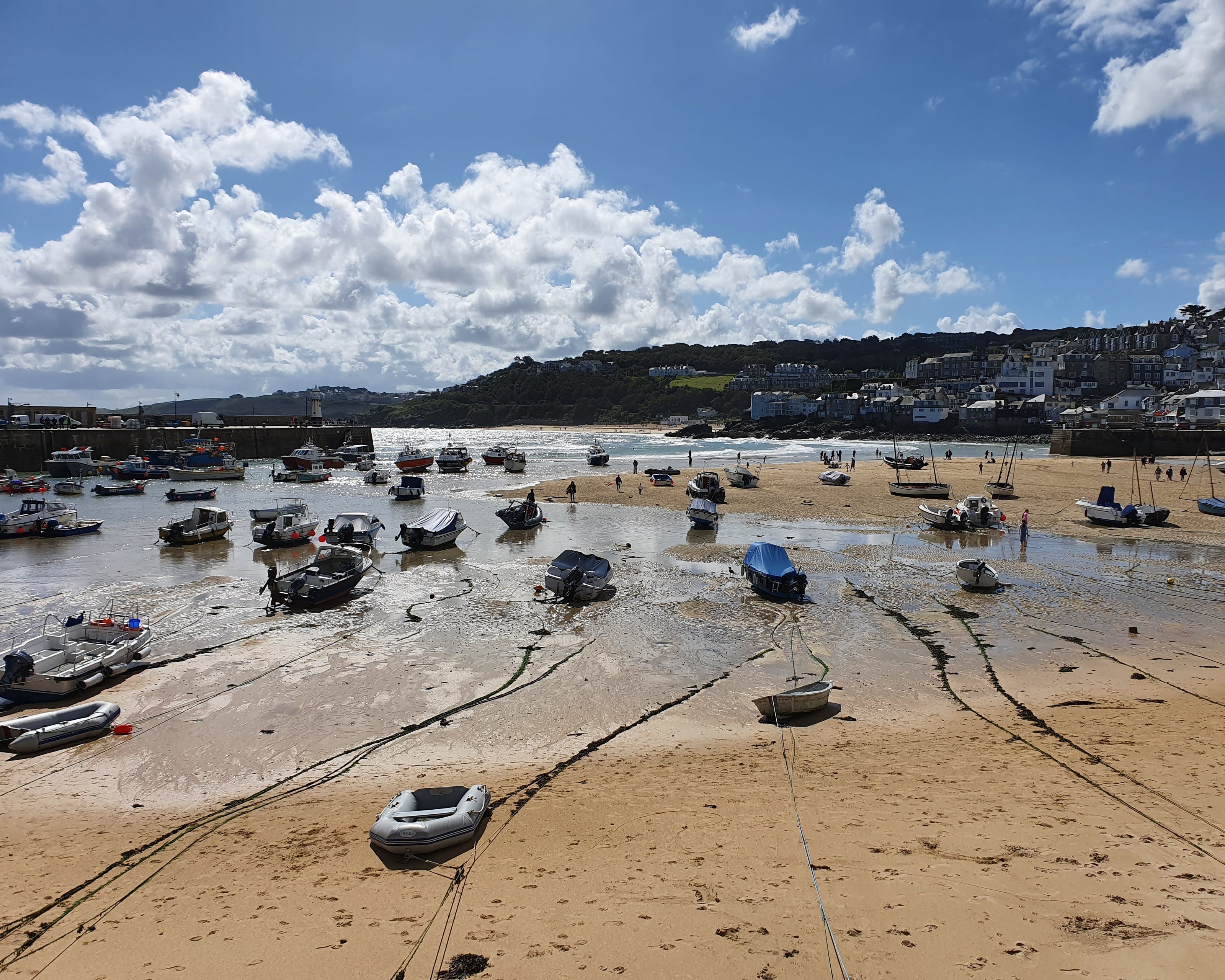 St Ives harbour view