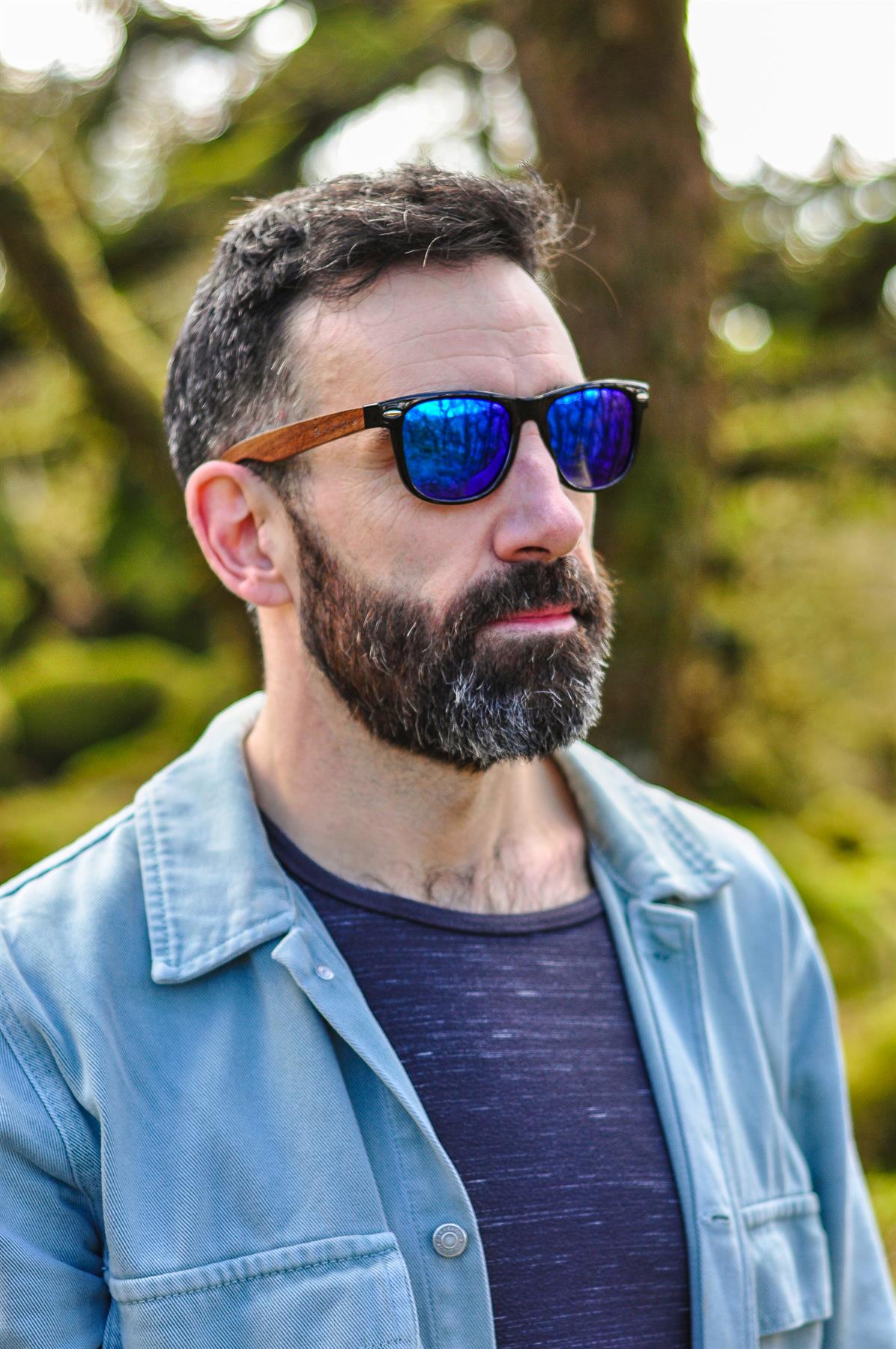 Luma Sunglasses - Wistmans - Black/Blue - Luma Eyewear