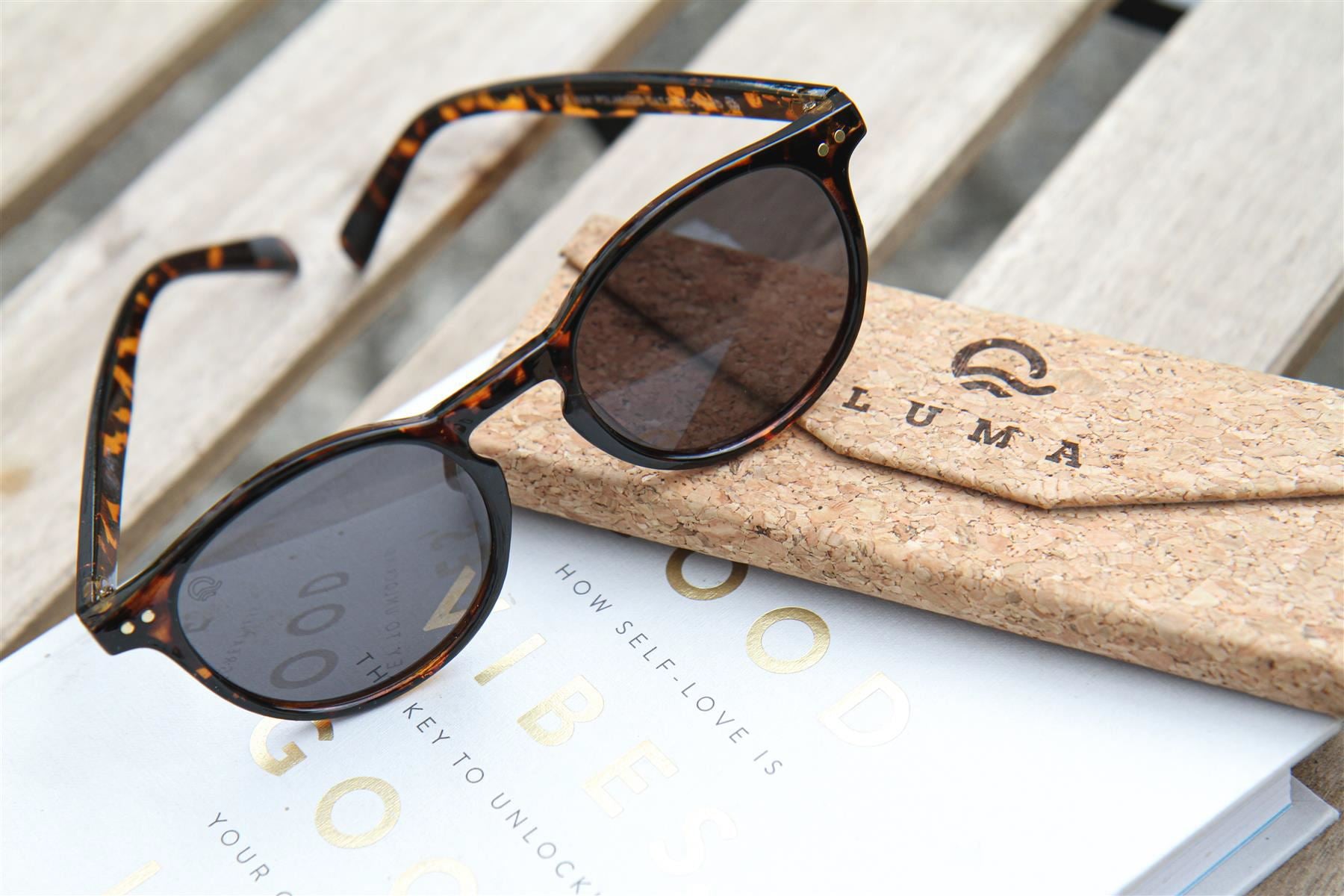 Luma Sunglasses - Cork Case - Cork - Luma Eyewear