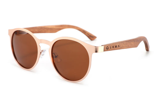 Luma Sunglasses - St Ives - Rose Gold - Luma Eyewear