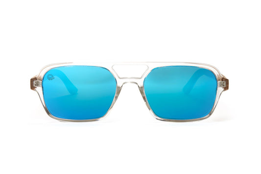 Luma Sunglasses - Bantham - Clear/Blue - Luma Eyewear