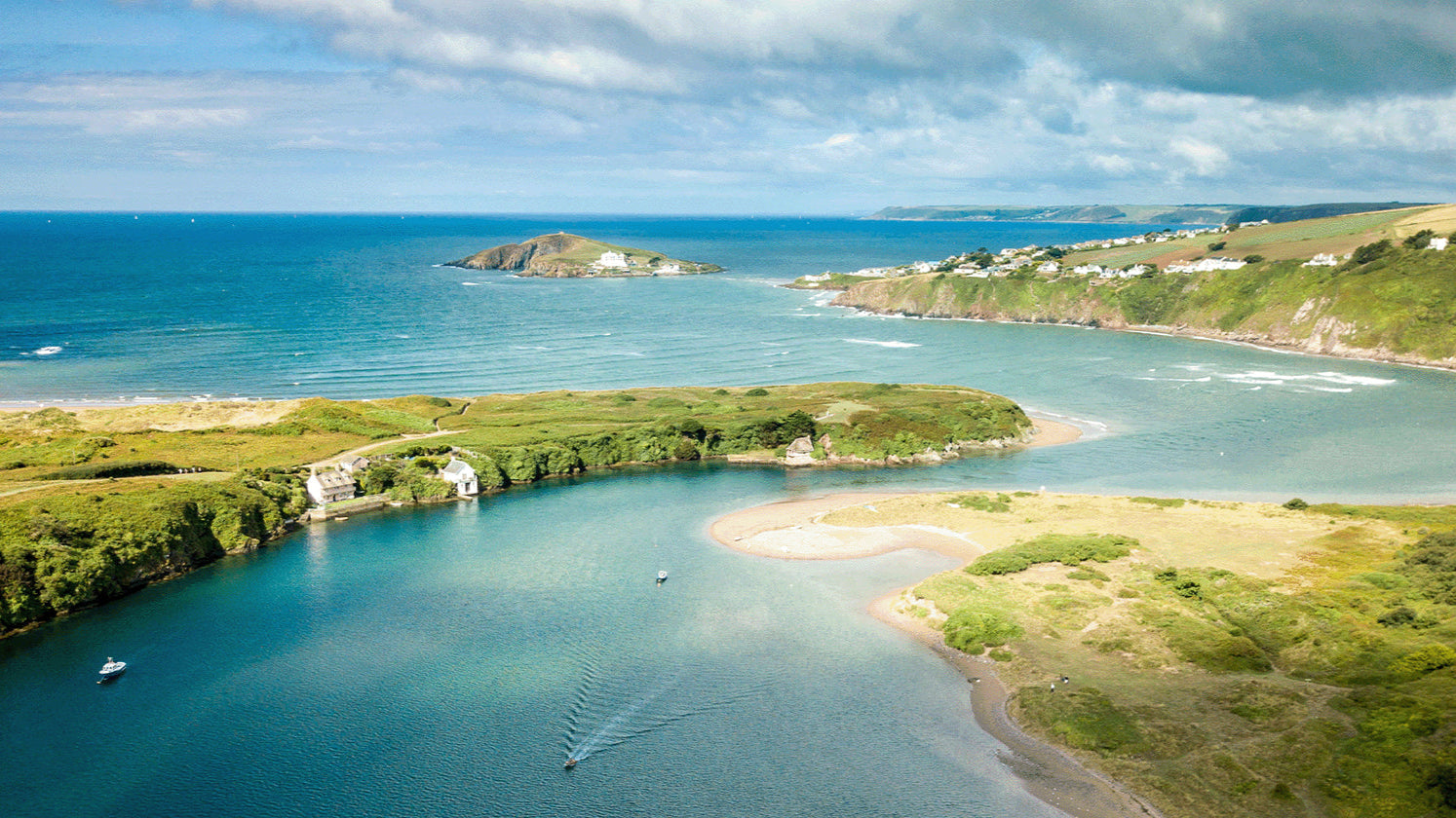 bantham beach view