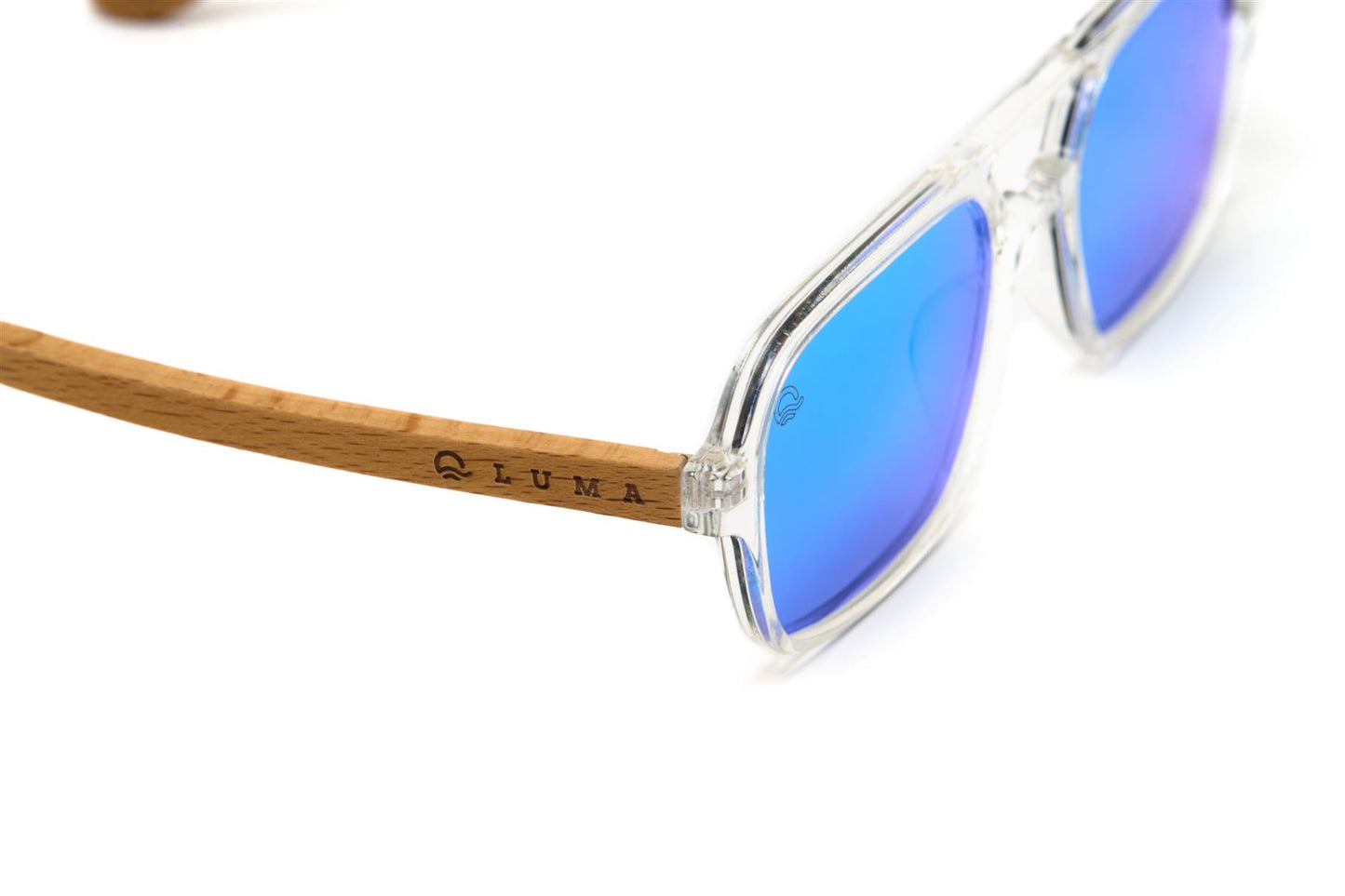 Luma Sunglasses - Bantham - Clear/Blue - Luma Eyewear