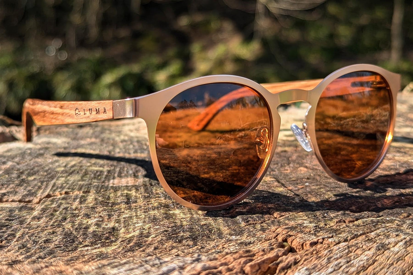 Luma Sunglasses - St Ives - Rose Gold