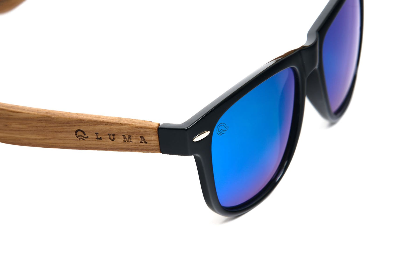 Luma Sunglasses - Beach Comber - Black/Green