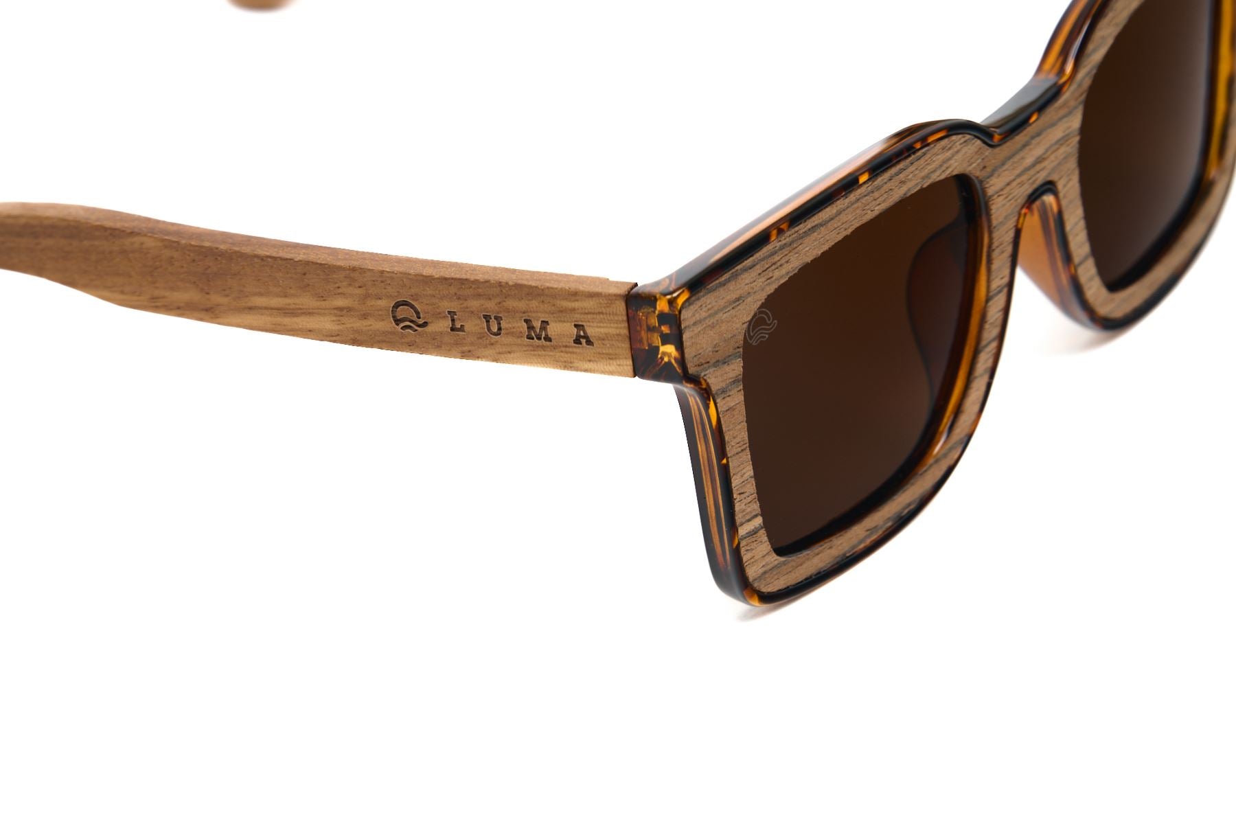 Sunglasses made of wood on sale