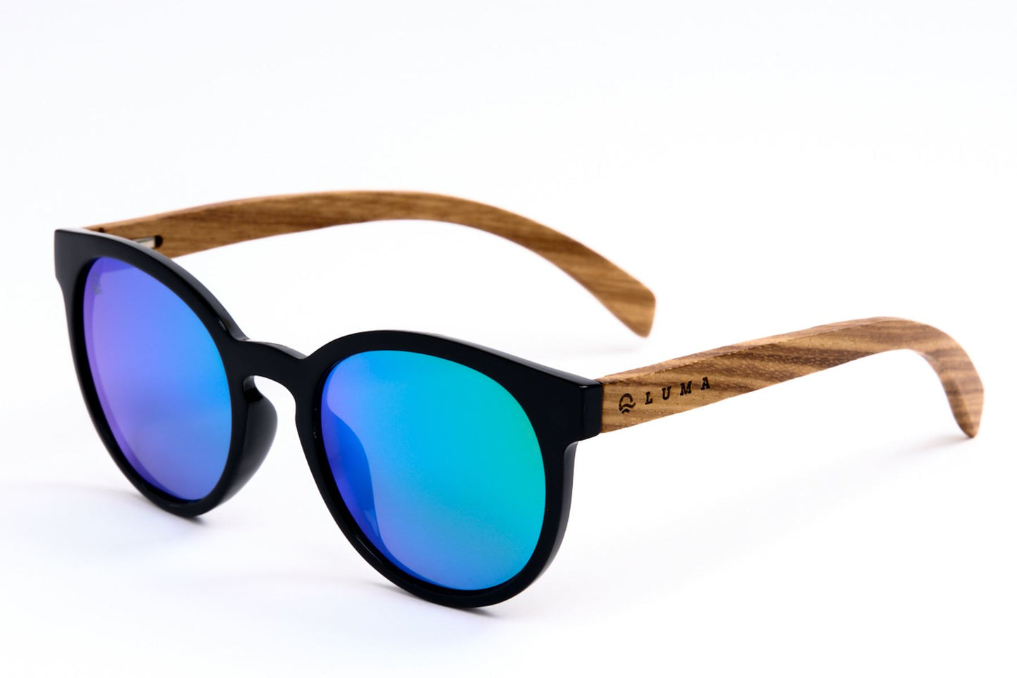 Luma Sunglasses - Tidepool - Black/Green