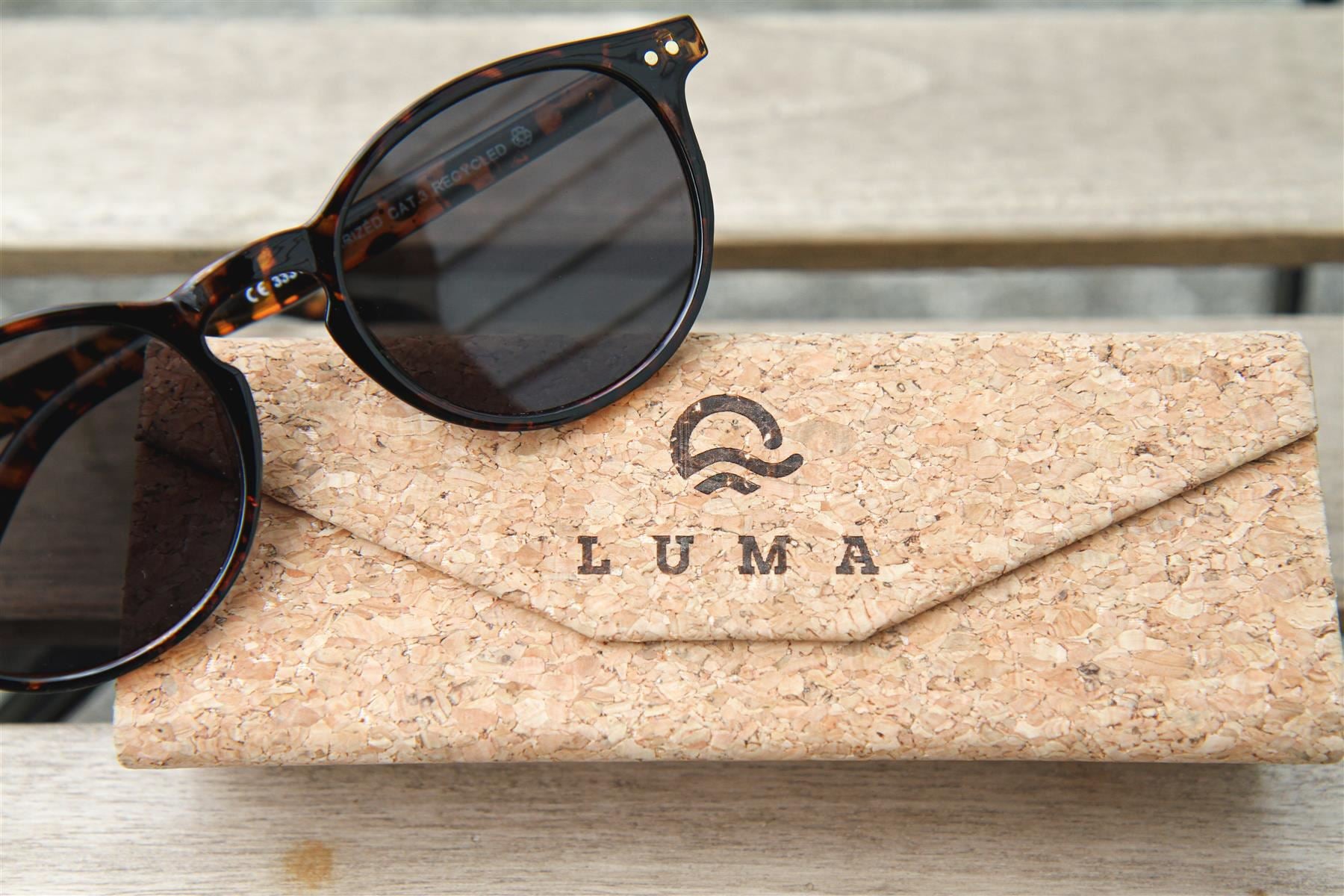 Luma Sunglasses - Cork Case - Cork - Luma Eyewear