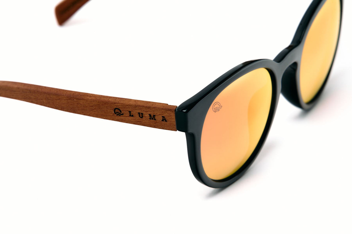 Luma Sunglasses - Tidepool - Black/Fire