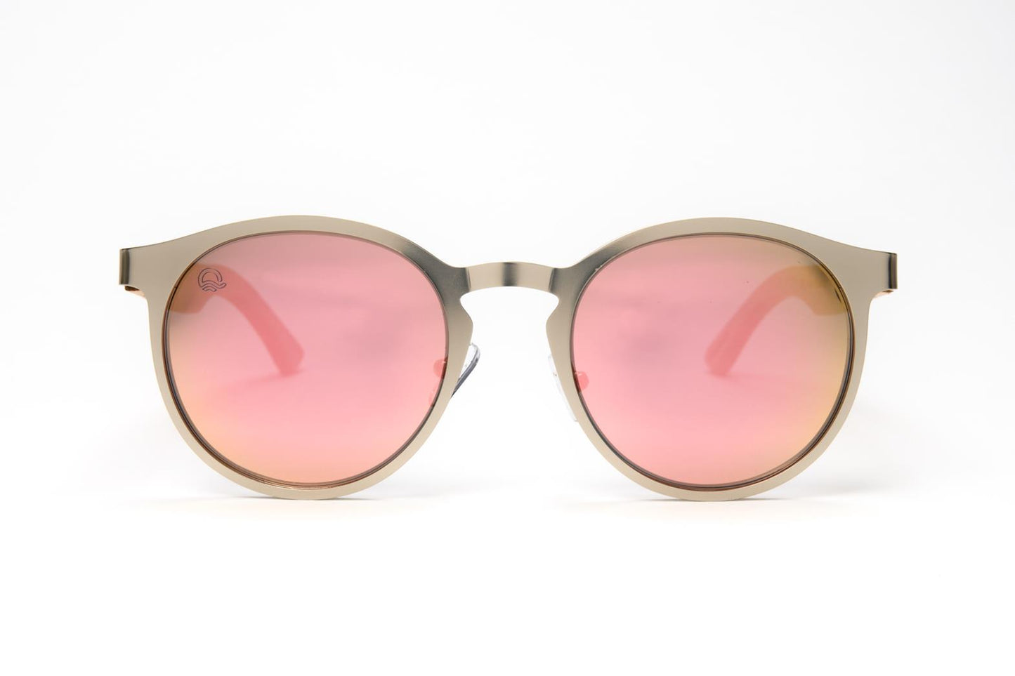 Luma sunglasses St Ives in Silver front on view product shot