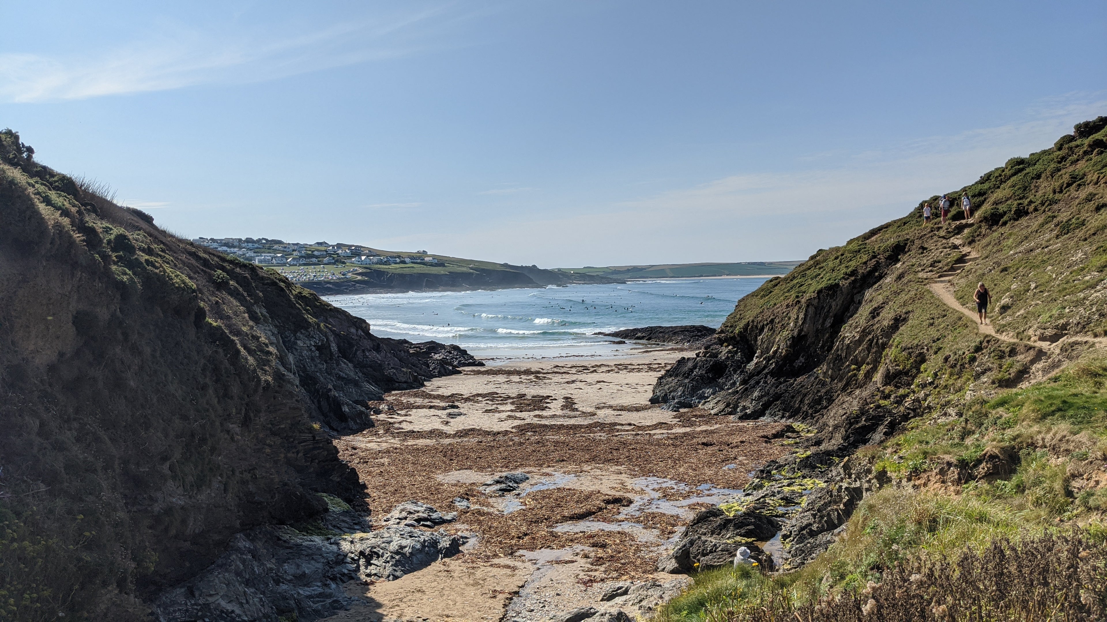 Harlyn bay beach cornwall