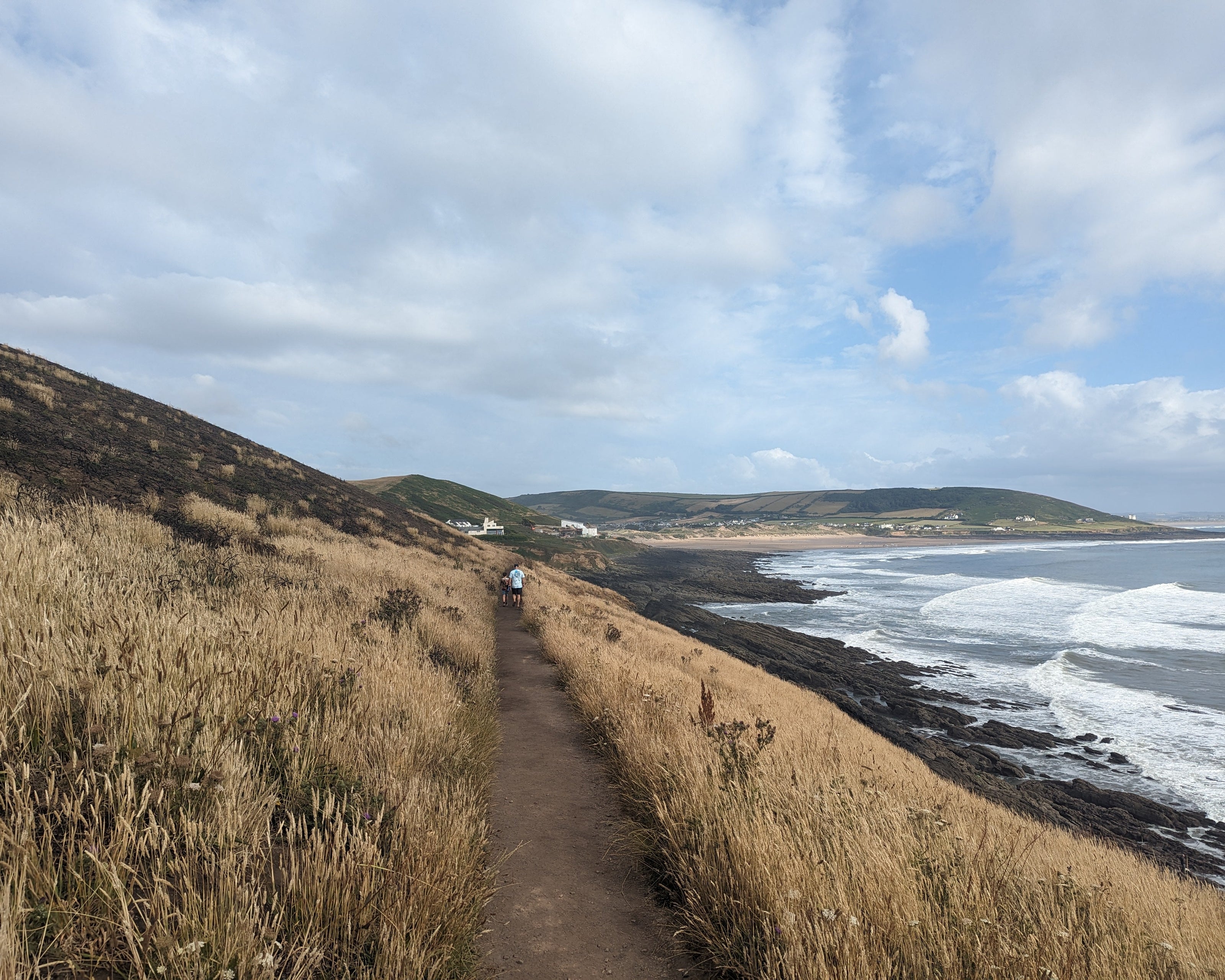 Croyde beach path Devon