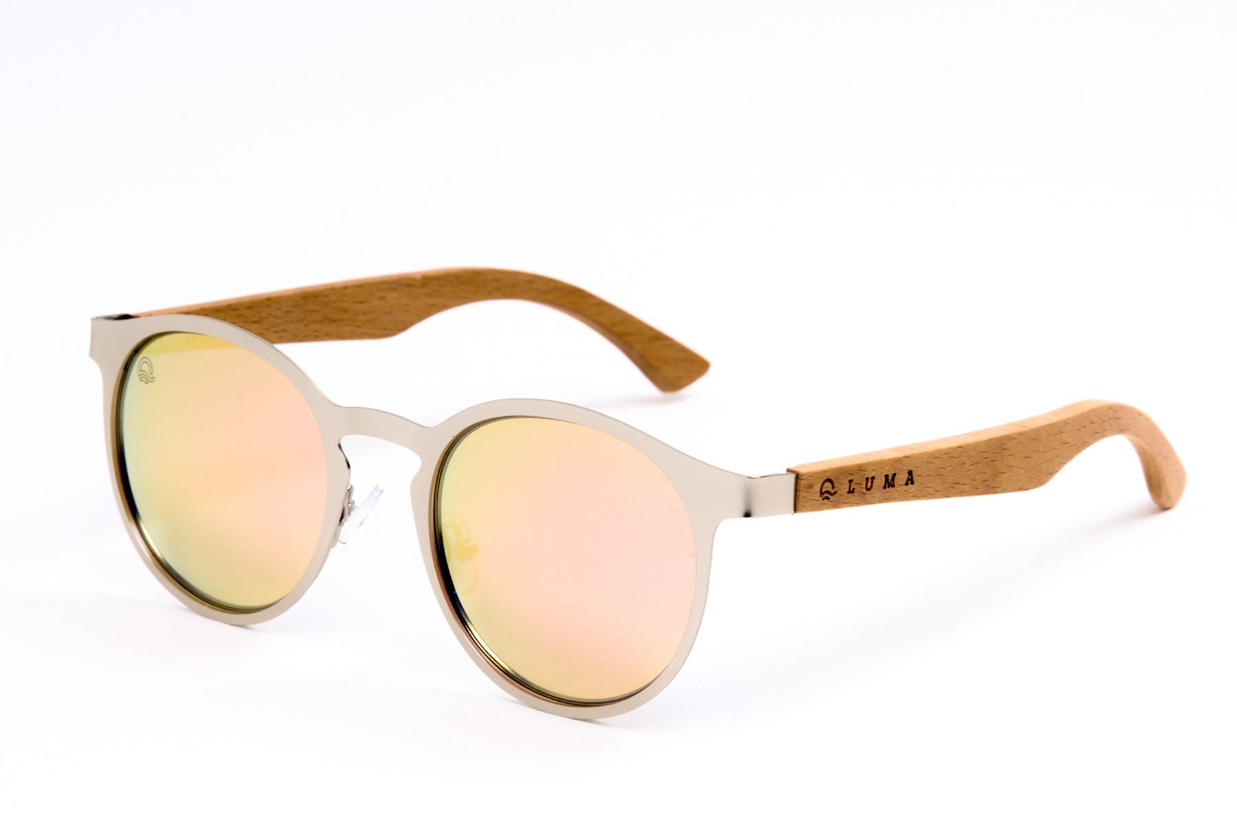 Luma sunglasses St Ives in Silver full frame product shot