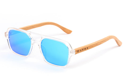 Luma Sunglasses - Bantham - Clear/Blue - Luma Eyewear
