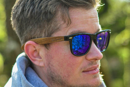 Luma Sunglasses - Wistmans - Black/Blue - Luma Eyewear