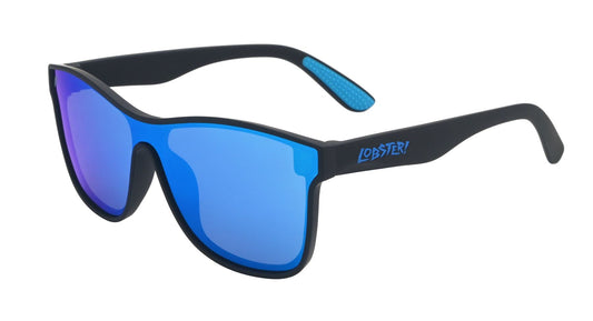 Lobster Eyewear Unisex Sunglasses Prawn Purse - Black Blue - Luma Eyewear
