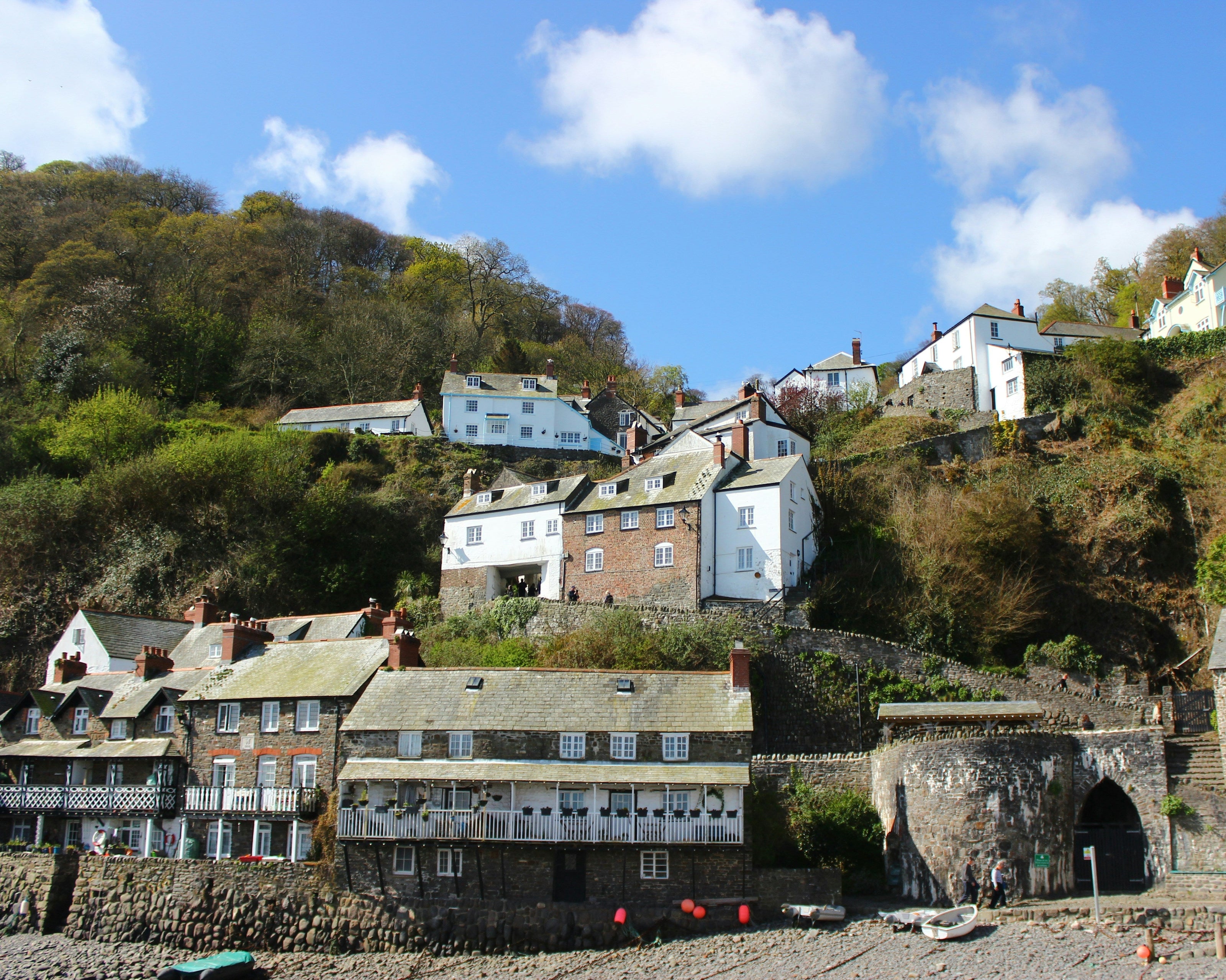 Clovelly village view devon